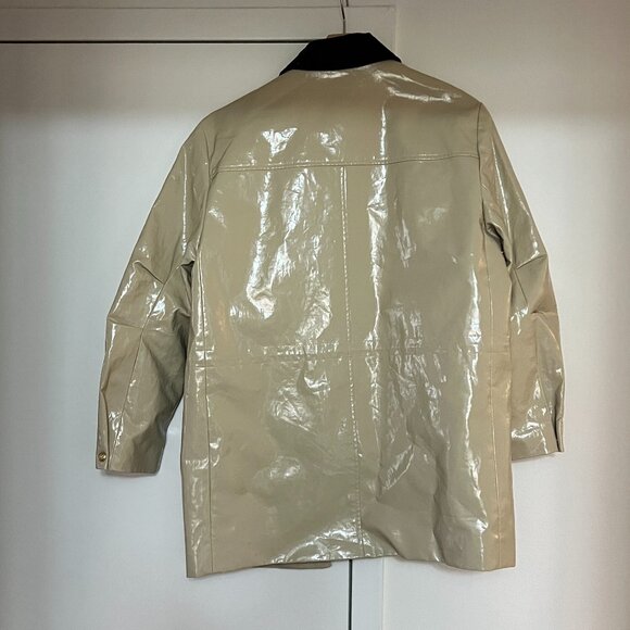 J.Crew Collection Barn Jacket™ in laminated linen - Size Small - Picture 3 of 4